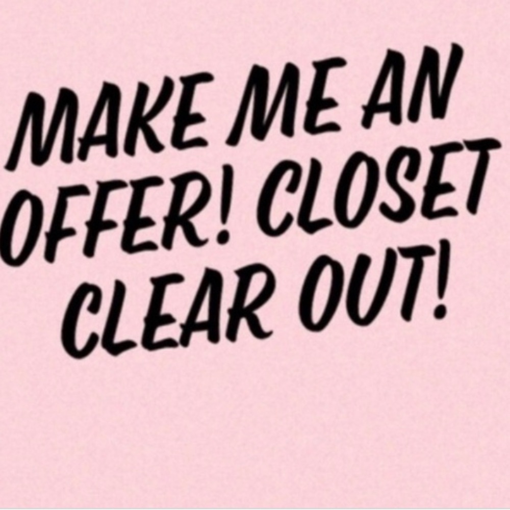 Everything must go! Shoot me an offer and let’s start the clean out